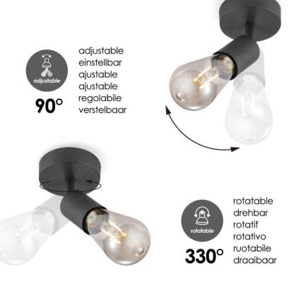 LED Stmievateľné bodové svietidlo MELLO 1xE27/4W/230V