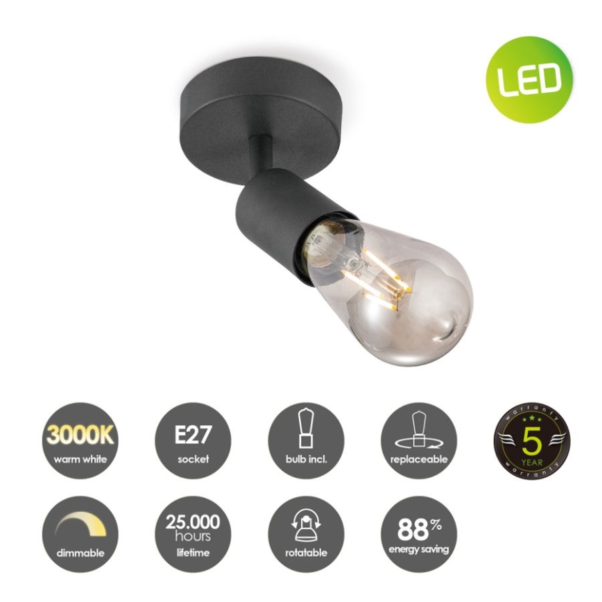LED Stmievateľné bodové svietidlo MELLO 1xE27/4W/230V