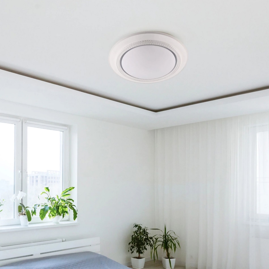 LED Stmievateľné kúpeľňové stropné svietidlo ADELA LED/72W/230V pr. 48 cm 3000-6000K IP44 + diaľkové ovládanie
