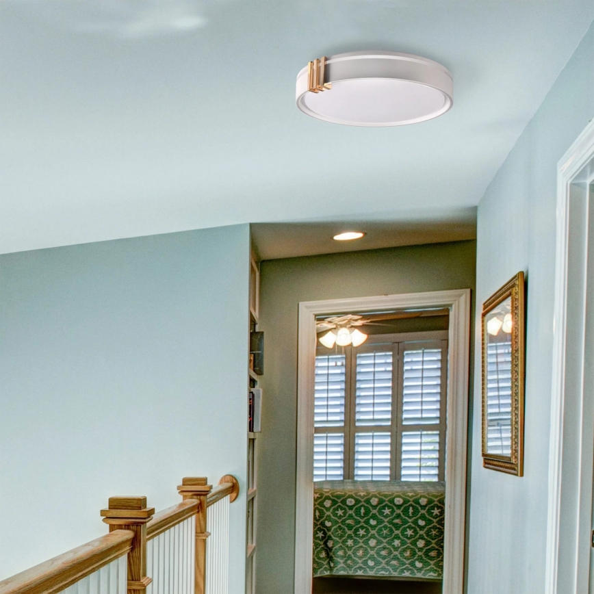 LED Stmievateľné kúpeľňové stropné svietidlo ARLETTA LED/48W/230V pr. 38 cm 3000-6000K IP44 + diaľkové ovládanie