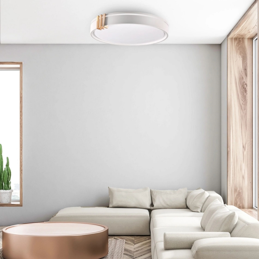 LED Stmievateľné kúpeľňové stropné svietidlo ARLETTA LED/72W/230V pr. 48 cm 3000-6000K IP44 + diaľkové ovládanie