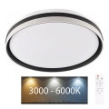 LED Stmievateľné kúpeľňové stropné svietidlo BARBARA LED/72W/230V pr. 48,5 cm 3000-6000K IP44 + diaľkové ovládanie