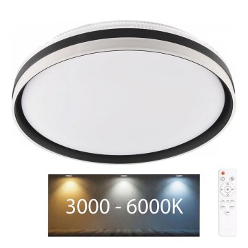 LED Stmievateľné kúpeľňové stropné svietidlo BARBARA LED/72W/230V pr. 48,5 cm 3000-6000K IP44 + diaľkové ovládanie