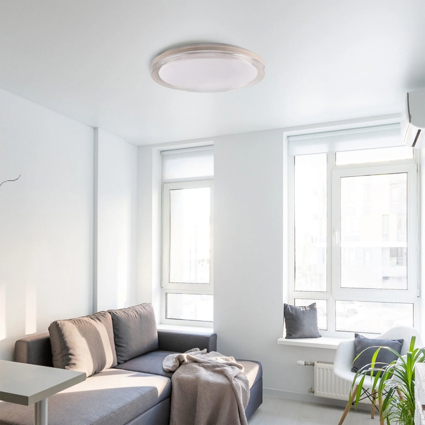 LED Stmievateľné kúpeľňové stropné svietidlo CASSANDRA LED/72W/230V pr. 49 cm 3000-6000K IP44 + diaľkové ovládanie