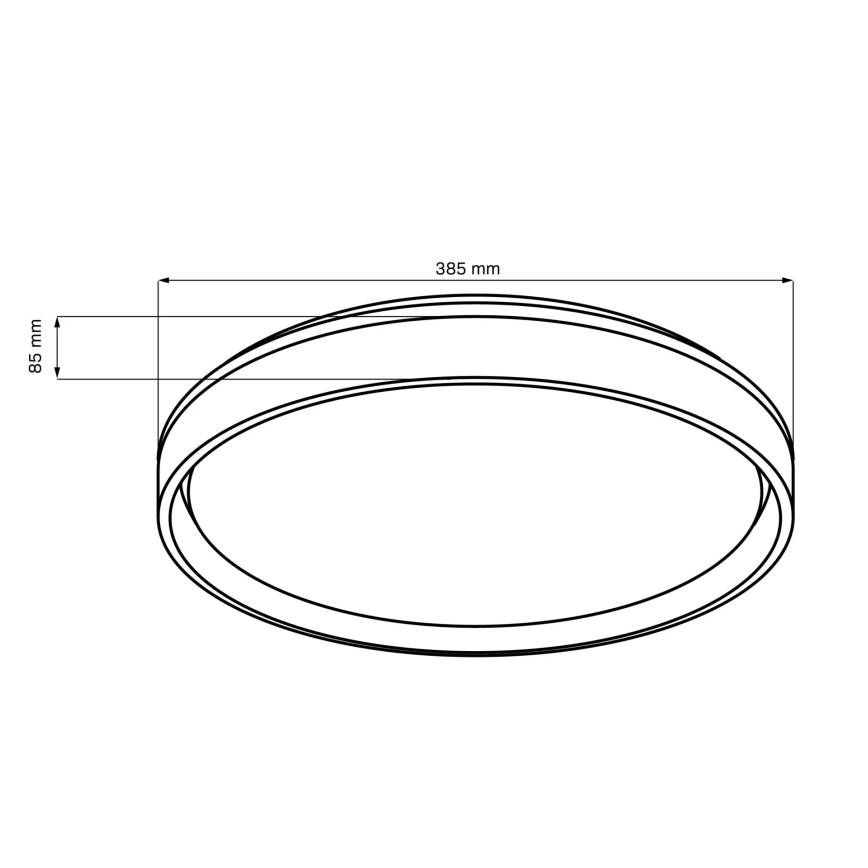 LED Stmievateľné kúpeľňové stropné svietidlo ELIZA LED/48W/230V pr. 38,5 cm 3000-6000K IP44 + diaľkové ovládanie