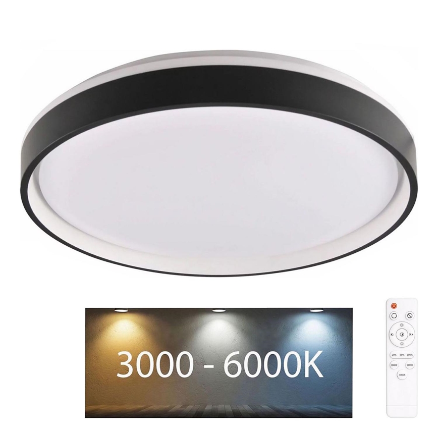 LED Stmievateľné kúpeľňové stropné svietidlo JADWIGA LED/42W/230V pr. 38,5 cm 3000-6000K IP44 + diaľkové ovládanie