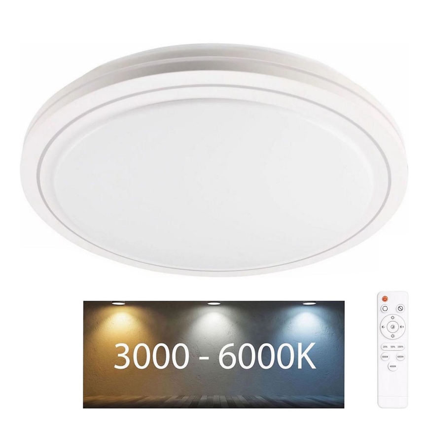 LED Stmievateľné kúpeľňové stropné svietidlo MARIAN LED/72W/230V pr. 48 cm 3000-6000K IP44 + diaľkové ovládanie