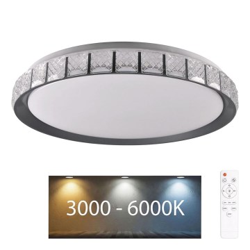 LED Stmievateľné kúpeľňové stropné svietidlo NINA LED/72W/230V pr. 49 cm 3000-6000K IP44 + diaľkové ovládanie