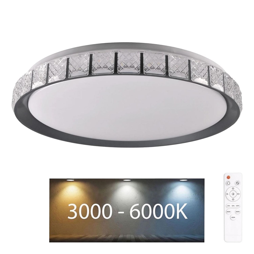 LED Stmievateľné kúpeľňové stropné svietidlo NINA LED/72W/230V pr. 49 cm 3000-6000K IP44 + diaľkové ovládanie