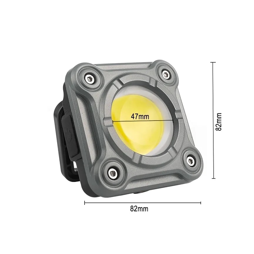 LED Stmievateľné nabíjacie pracovné svietidlo LED/15W/5V IPX4 1000 lm 2000 mAh