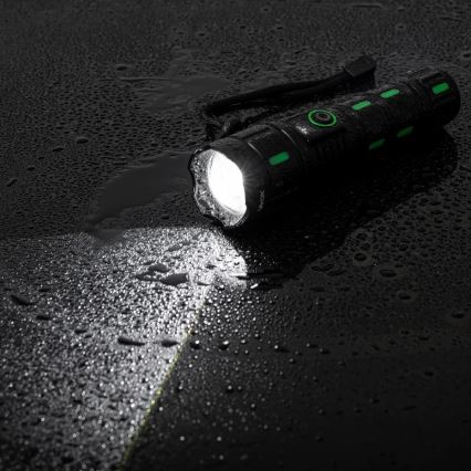 LED stmievateľná nabíjateľná svietilka s funkciou powerbanky LED/20W/5V IP44 1200 lm 5000 mAh