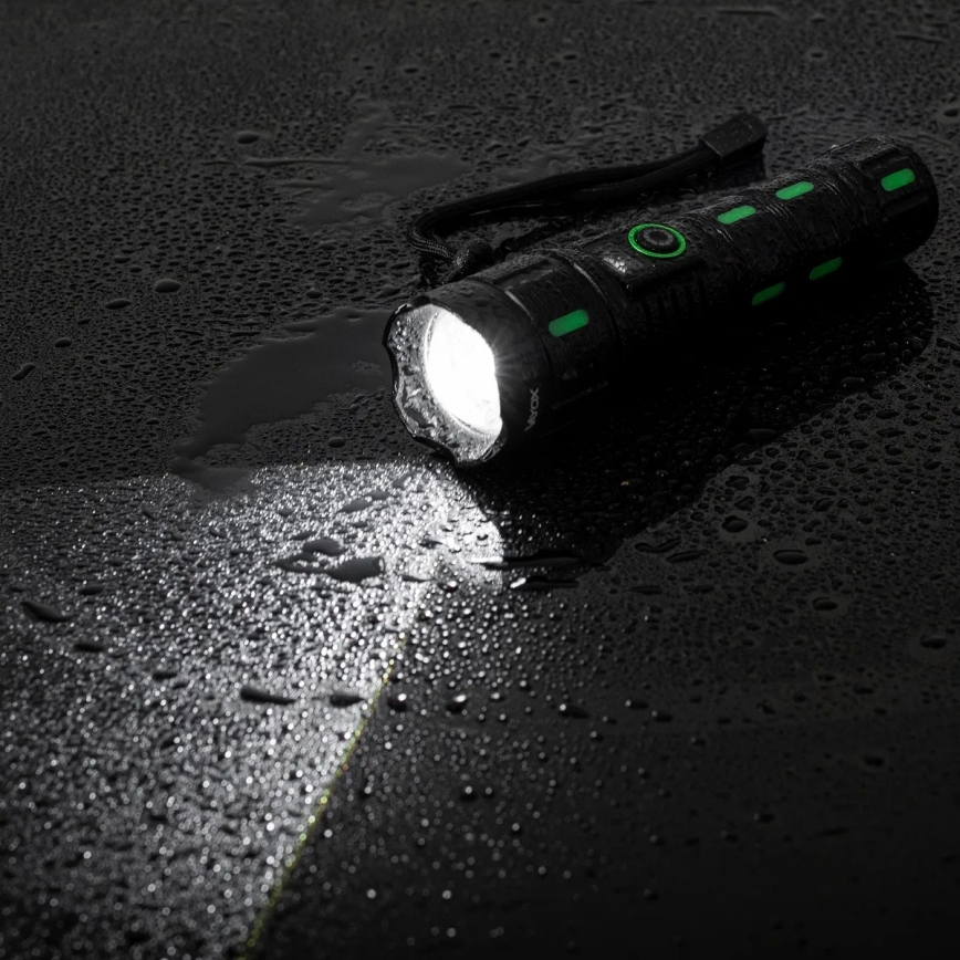 LED stmievateľná nabíjateľná svietilka s funkciou powerbanky LED/20W/5V IP44 1200 lm 5000 mAh