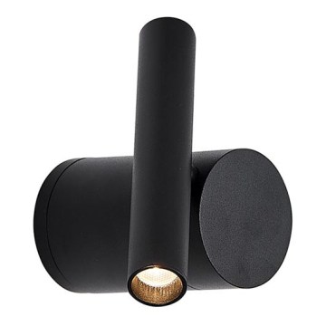 LED Stmievateľné nástenné bodové svietidlo PLANET LED/4W/230V čierne