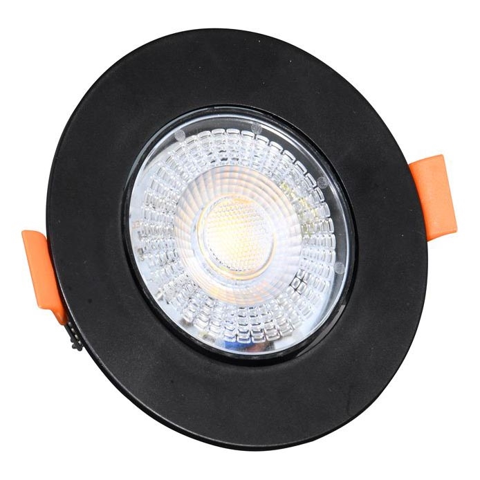 LED Stmievateľné podhľadové svietidlo ZITA LED/3/5/7W/230V 3000/4000/6000K pr. 9 cm čierna