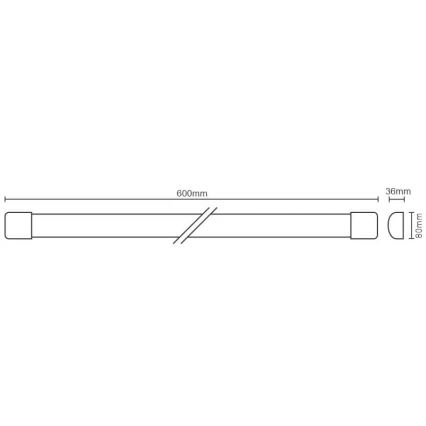 LED Stmievateľné podlinkové svietidlo so senzorom LED/20W/230V 4000K IP40