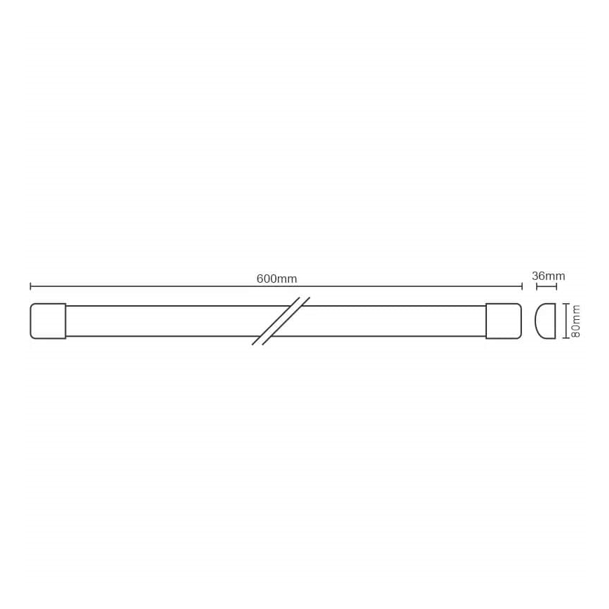 LED Stmievateľné podlinkové svietidlo so senzorom LED/20W/230V 4000K IP40