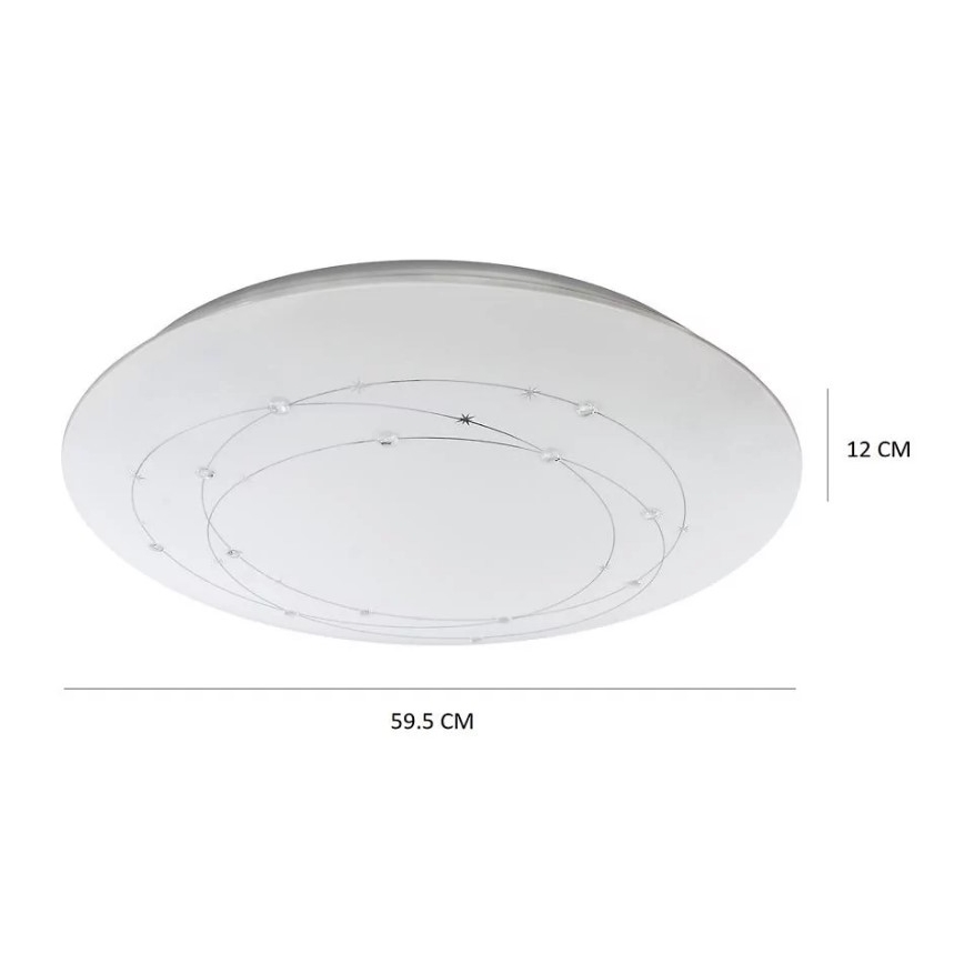 LED Stmievateľné stropné svietidlo ATRIA na diaľkové ovládanie LED/48W/230V