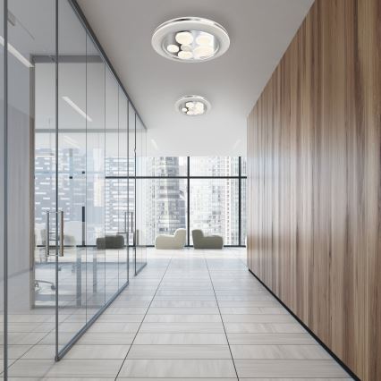 LED Stmievateľné stropné svietidlo BUBBLES LED/48W/230V + diaľkové ovládanie