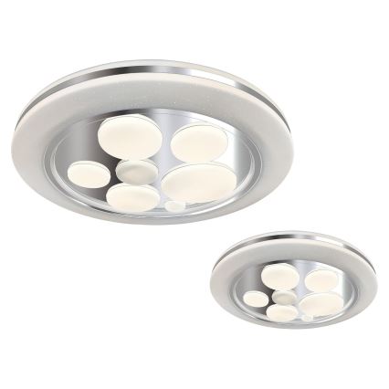 LED Stmievateľné stropné svietidlo BUBBLES LED/48W/230V + diaľkové ovládanie