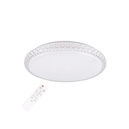 LED Stmievateľné stropné svietidlo CRUZ 1xLED/40W/230V 2000lm + diaľkové ovládanie