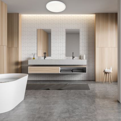 LED stmievateľné stropné svietidlo CRUZ s diaľkovým ovládačom LED/66W/230V 3300lm