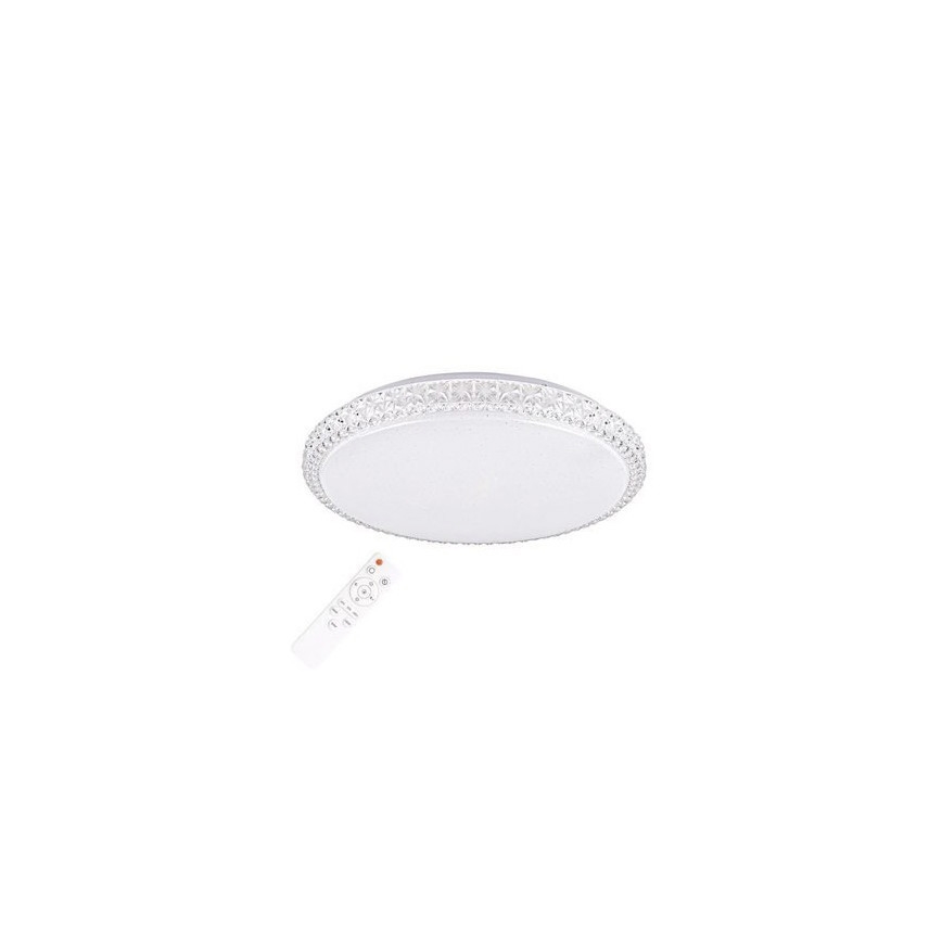 LED stmievateľné stropné svietidlo CRUZ s diaľkovým ovládačom LED/66W/230V 3300lm