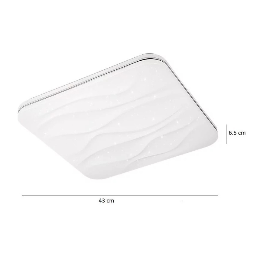 LED Stmievateľné stropné svietidlo DESERT LED/72W/230V + diaľkové ovládanie