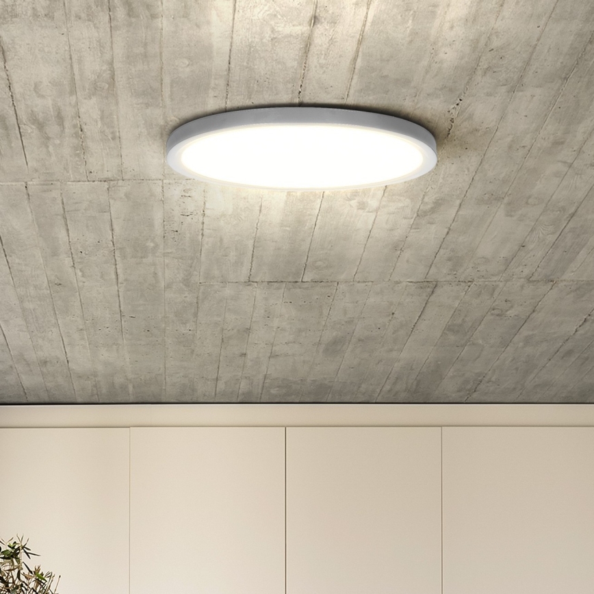 LED Stmievateľné stropné svietidlo ESTELA LED/36W/230V pr.30 cm biela + diaľkové ovládanie