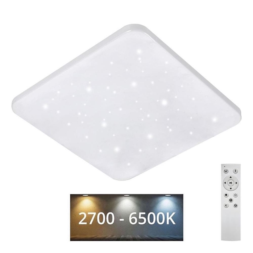 LED Stmievateľné stropné svietidlo FLORA LED/60W/230V 2700-6500K 53x53 cm + diaľkové ovládanie