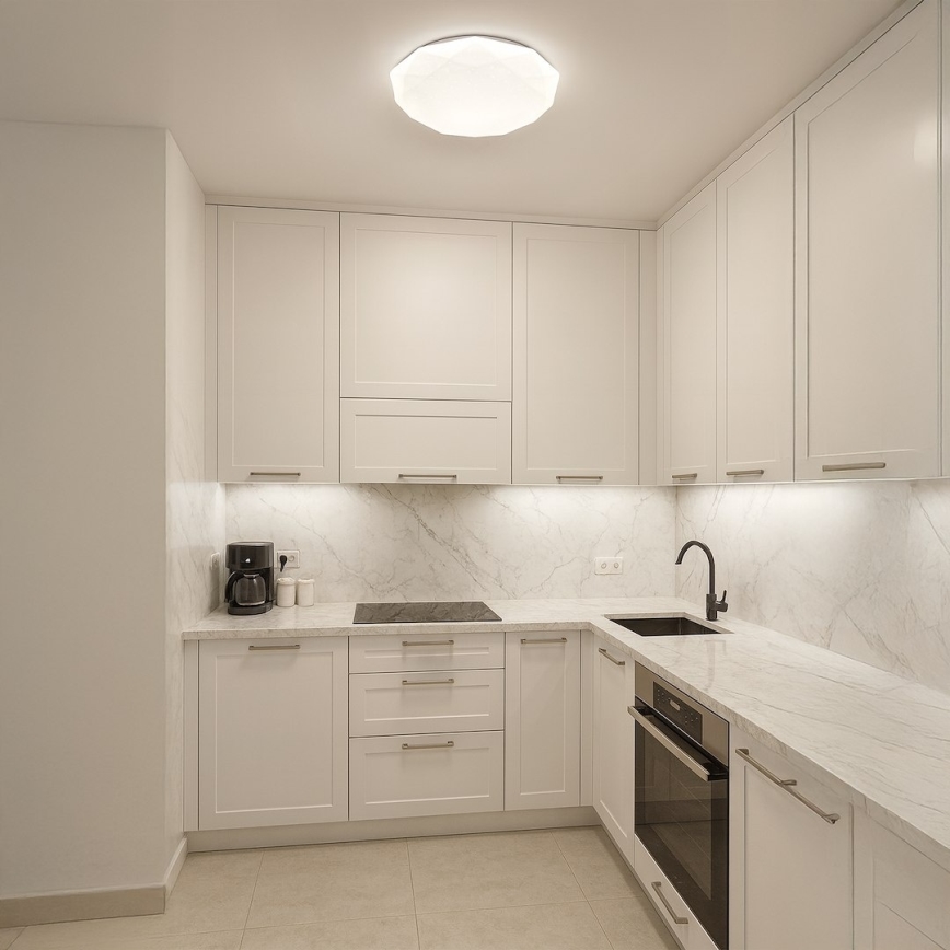 LED Stmievateľné stropné svietidlo HEX LED/72W/230V 3000-6000K pr. 50 cm biela + diaľkové ovládanie