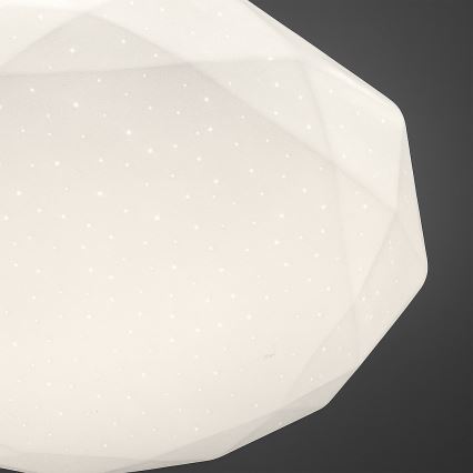 LED Stmievateľné stropné svietidlo HEX LED/72W/230V 3000-6000K pr. 50 cm biela + diaľkové ovládanie