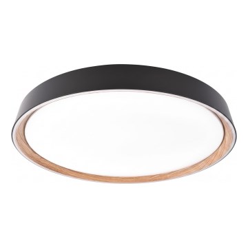 LED stmievateľné stropné svietidlo ILVI LED/30W/230V 2700-6500K pr. 40 cm čierna/béžová + diaľkové ovládanie