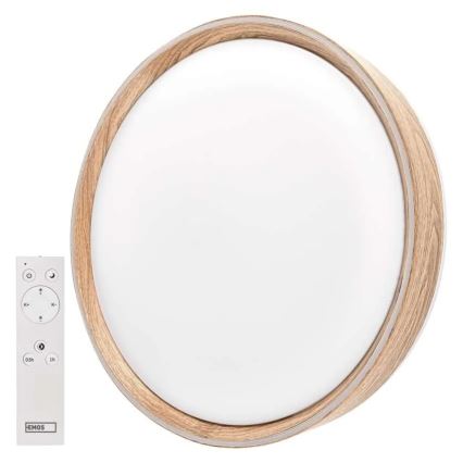 LED Stmievateľné stropné svietidlo ILVI LED/30W/230V 2700-6500K pr. 40 cm béžová + diaľkové ovládanie
