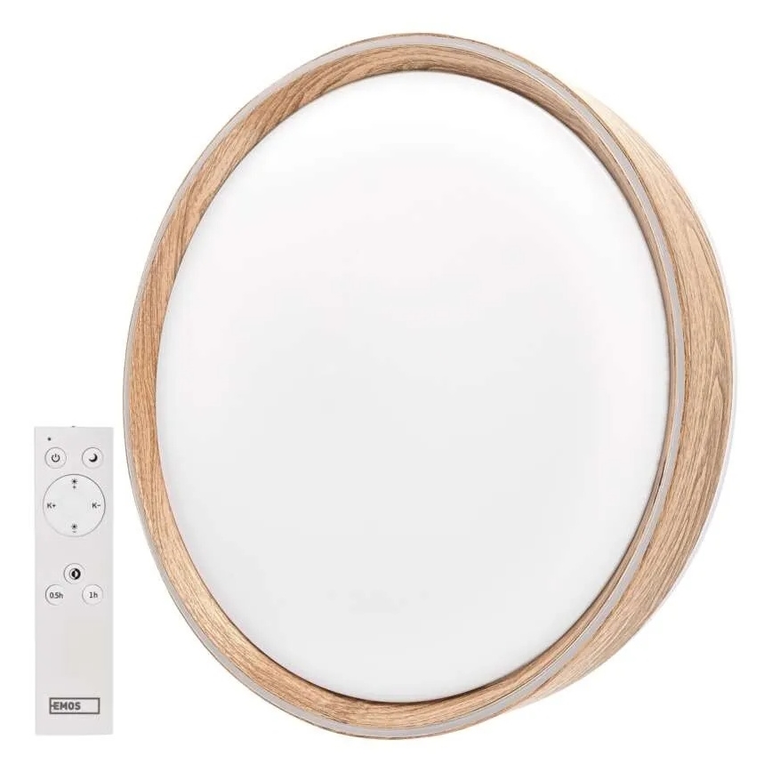 LED Stmievateľné stropné svietidlo ILVI LED/30W/230V 2700-6500K pr. 40 cm béžová + diaľkové ovládanie