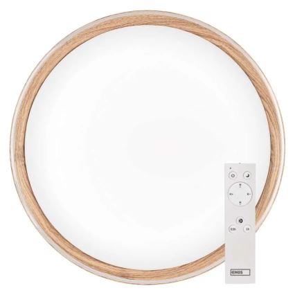 LED Stmievateľné stropné svietidlo ILVI LED/30W/230V 2700-6500K pr. 40 cm béžová + diaľkové ovládanie