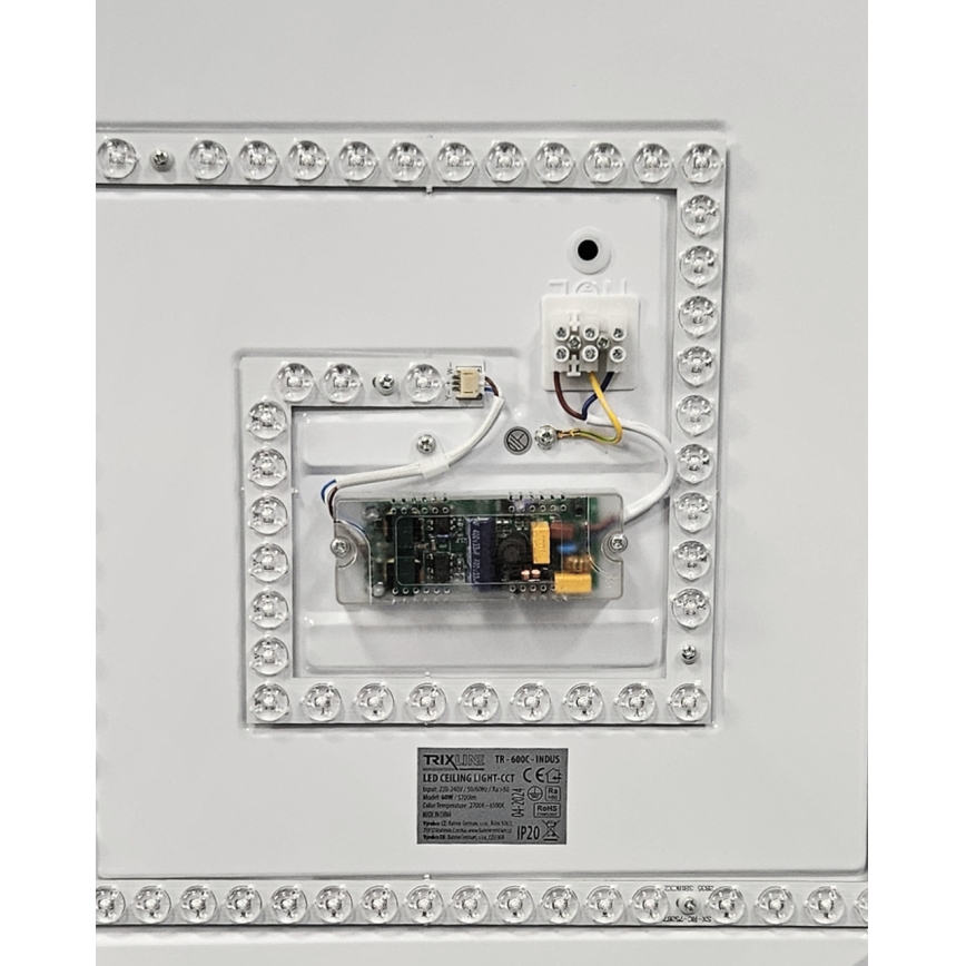 LED Stmievateľné stropné svietidlo INDUS LED/60W/230V 2700-6500K pr. 58 cm + diaľkové ovládanie