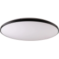 LED stmievateľné stropné svietidlo KERN LED/100W/230V 3000/4000/6000K pr. 100 cm čierna + s diaľkovým ovládačom