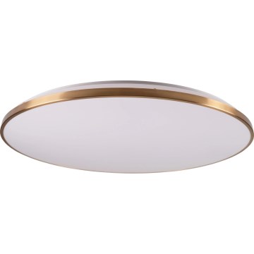 LED stmievateľné stropné svietidlo KERN LED/100W/230V 3000/4000/6000K, Ø 100 cm, zlaté, s diaľkovým ovládaním