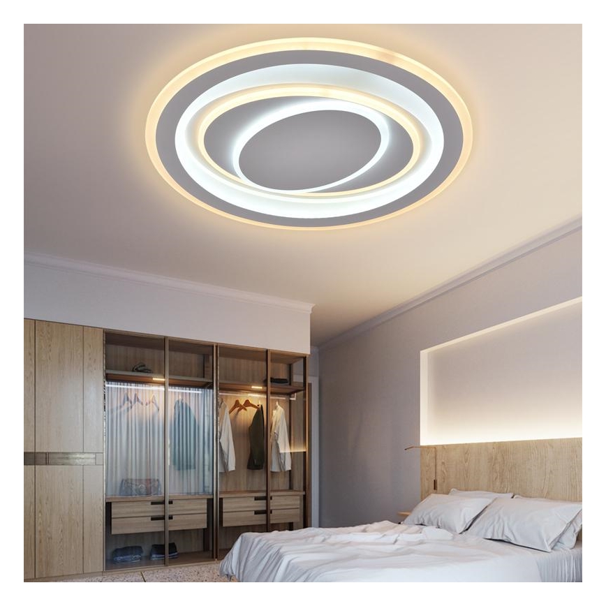 LED Stmievateľné stropné svietidlo LED/100W/230V 3000-6500K + diaľkové ovládanie
