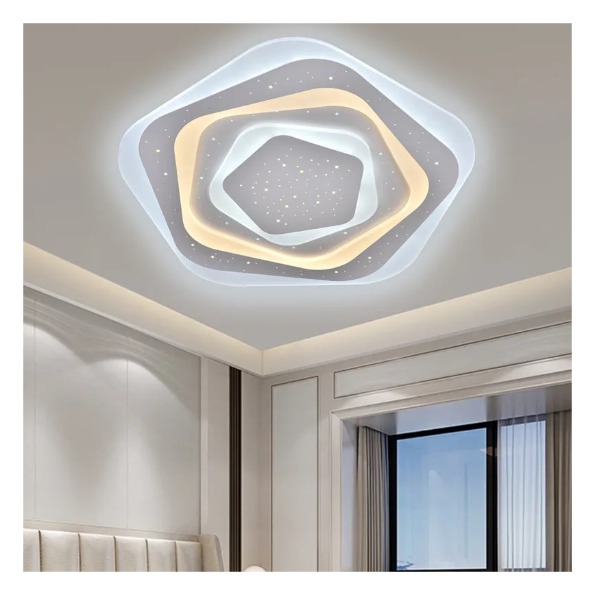LED Stmievateľné stropné svietidlo LED/105W/230V 3000-6500K + diaľkové ovládanie
