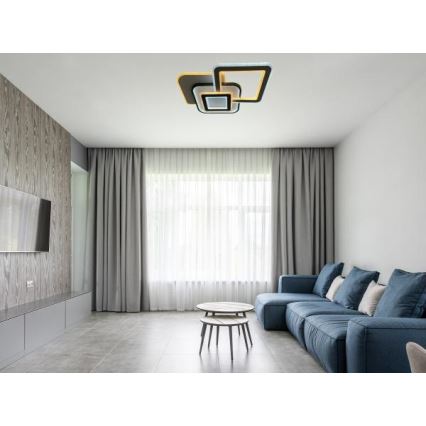 LED stmievateľné stropné svietidlo LED/105W/230V 3000-6500K + diaľkové ovládanie