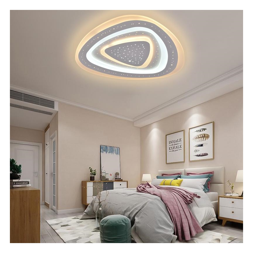 LED Stmievateľné stropné svietidlo LED/105W/230V 3000-6500K + diaľkové ovládanie