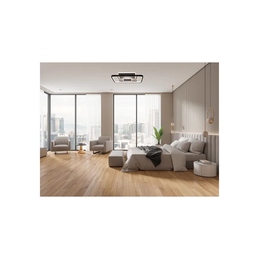 LED Stmievateľné stropné svietidlo LED/110W/230V 3000-6500K biela + diaľkové ovládanie