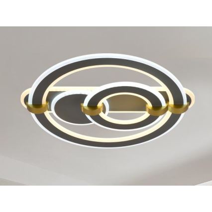 LED stmievateľné stropné svietidlo LED/120W/230V 3000-6500K + diaľkové ovládanie