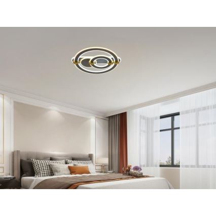 LED Stmievateľné stropné svietidlo LED/120W/230V 3000-6500K + diaľkové ovládanie