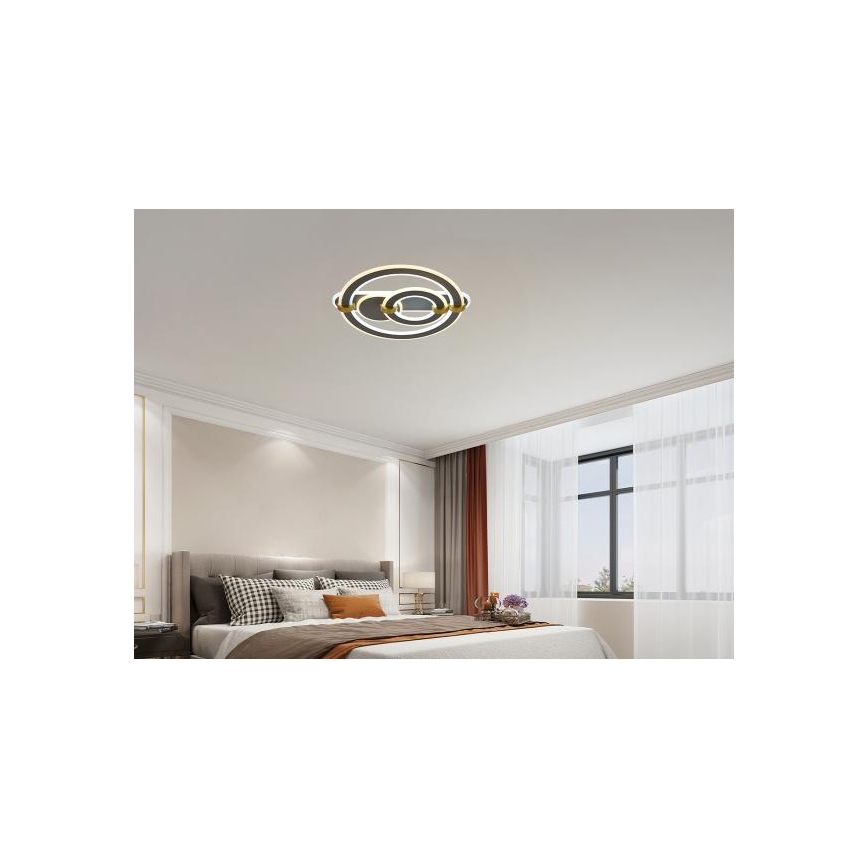 LED Stmievateľné stropné svietidlo LED/120W/230V 3000-6500K + diaľkové ovládanie