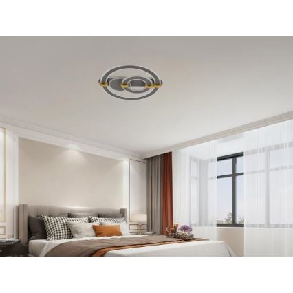 LED Stmievateľné stropné svietidlo LED/120W/230V 3000-6500K + diaľkové ovládanie