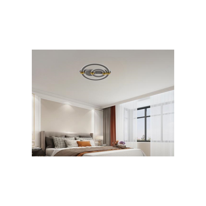 LED Stmievateľné stropné svietidlo LED/120W/230V 3000-6500K + diaľkové ovládanie