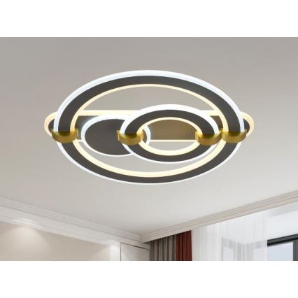 LED Stmievateľné stropné svietidlo LED/120W/230V 3000-6500K + diaľkové ovládanie
