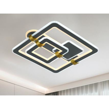 LED stmievateľné stropné svietidlo LED/140W/230V 3000-6500K + diaľkové ovládanie